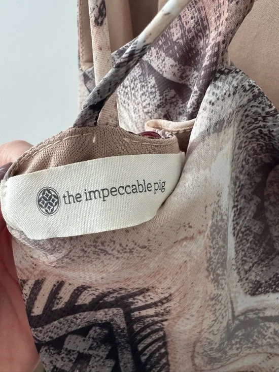 The Impeccable Pig Chevron Mini Dress - Picture 3 of 3